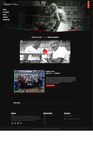 Site Chiquinho de Jesus – projeto Publitiva