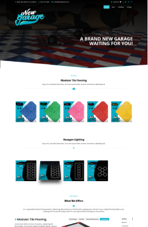 Site New Garage USA – projeto Publitiva