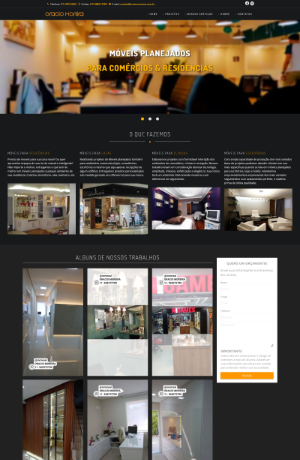 Site Oracío Moreira – projeto Publitiva